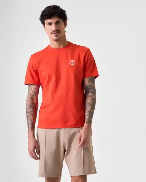 Camiseta Hombre Rojo Talla XS 842G004_ROJ181564 Americanino