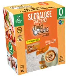 Edulcorante Granulado Natural Dulcilight Dulce Y Saludable 30 Gr