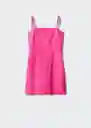 Vestido Pedro Fucsia Talla S Mujer Mango