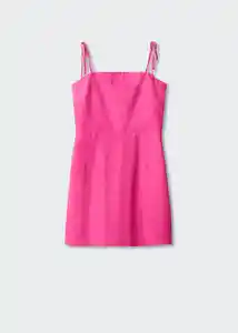 Vestido Pedro Fucsia Talla S Mujer Mango