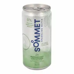 Sommet Agua con Gas Sabor a Pepino y Yerbabuena