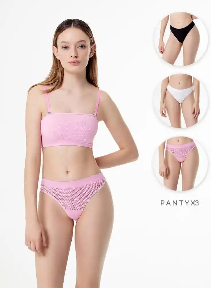 Panty Paq Brasilera Mujer Gef 745169