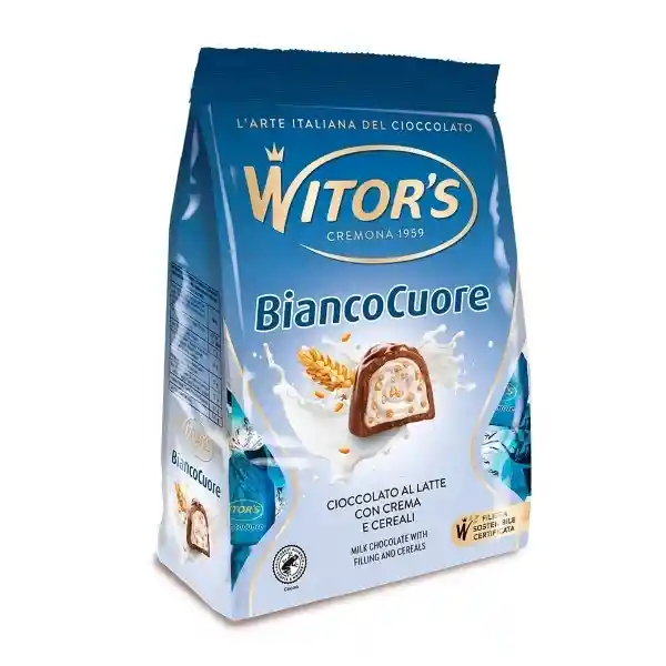 Witors Chocolate Blanco Corazón Relleno