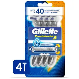 Gillette Comfortgel Máquinas Para Afeitar Desechables X 4