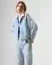 Chaqueta Mujer Azul Talla M 322G002_AZU114604 Americanino