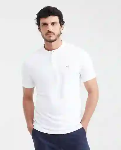 Camiseta Polo Neru Neck Masculino Blanco 0 Claro S Chevignon