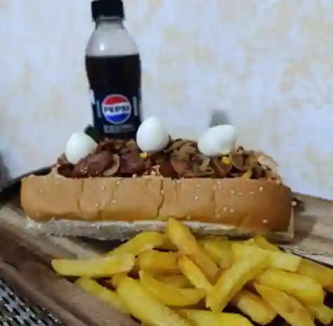 Combo Perrito con Huevo de Codorniz