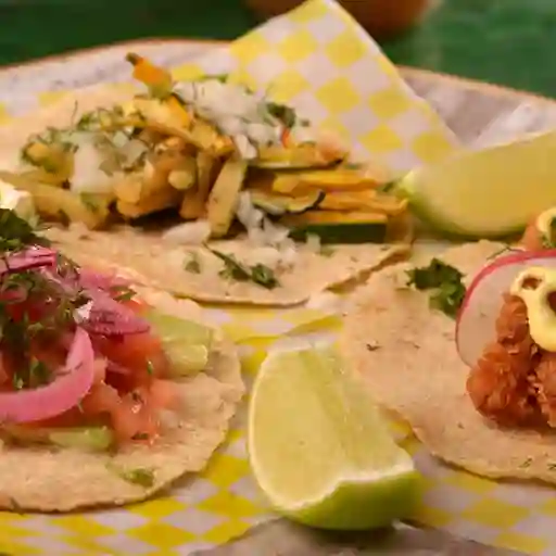 Tacos Vegetarianos X 3 Unidades