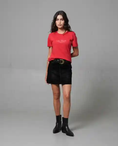 Camiseta Mujer Rojo XL 202G019_ROJ181657 Rifle