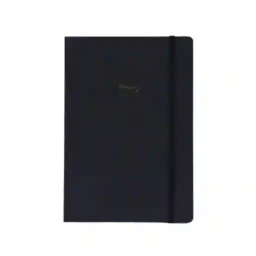Cuaderno Estampado con Plan Mensual Negro 160 Hojas Miniso