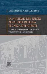 La Nulidad Del Juicio Penal Por Defensa Técnica Deficiente