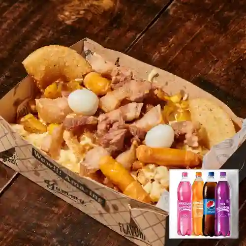 Combo Antioqueñas + Gaseosa 1.5Lt Postobon