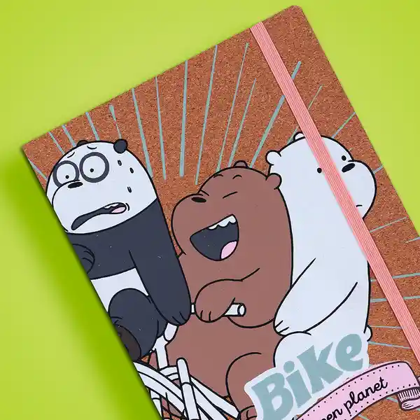 Libreta de Tapa Dura A5 Osos Escandalosos 5.0 96 Hojas Miniso