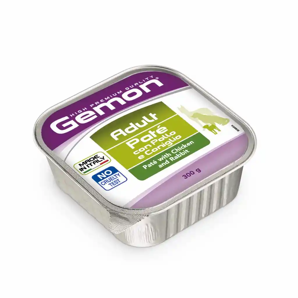 Gemon Paté Adult Dog Chicken And Rabbit