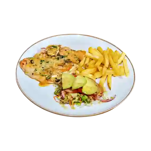Pechuga en Salsa Blanca