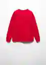 Sudadera Spidered Rojo Talla 06 Niños Mango