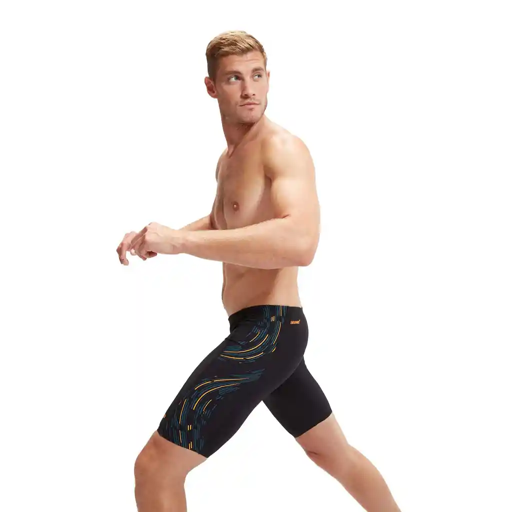 Pantaloneta de Bano Aquashort Hyperboom Panel Hombre Negro-30