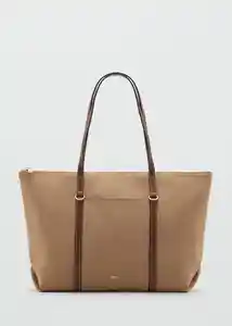 Bolso G Cobalt Beige Talla 99 Mujer Mango