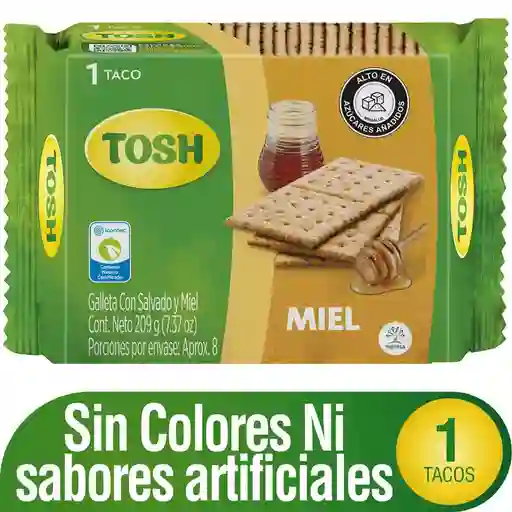 Tosh Galleta Miel Fit con Salvado