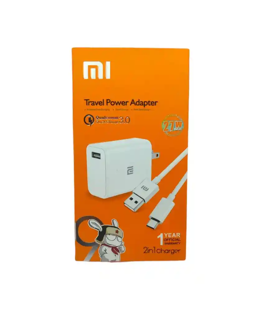 Xiaomi Cargador 27W Carga Rápida Usb C