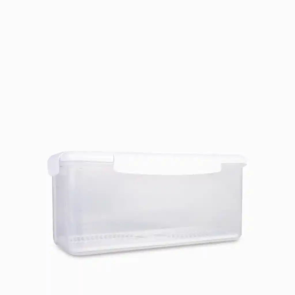 Recipiente hermético con escurridor blanco  Ambiente Gourmet