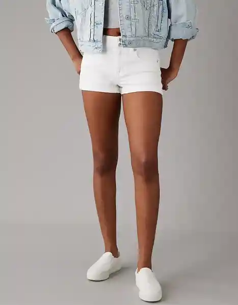 Short Mujer Blanco Talla 00 American Eagle 13337742