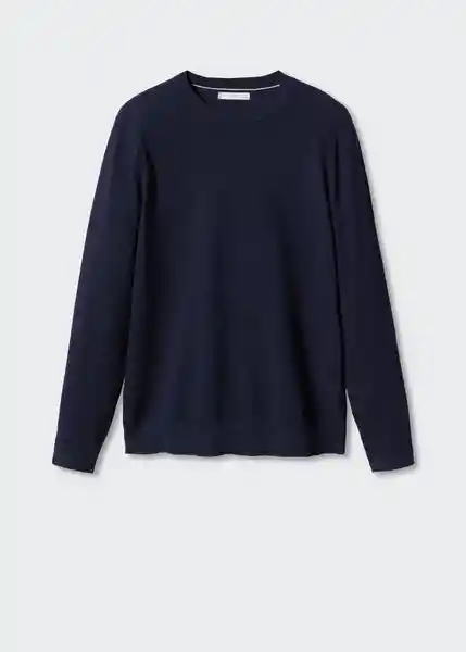 Saco Jersey Avena Navy Talla L Hombre Mango