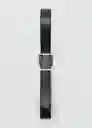 Cinturón Valeta Negro Talla M Mujer Mango