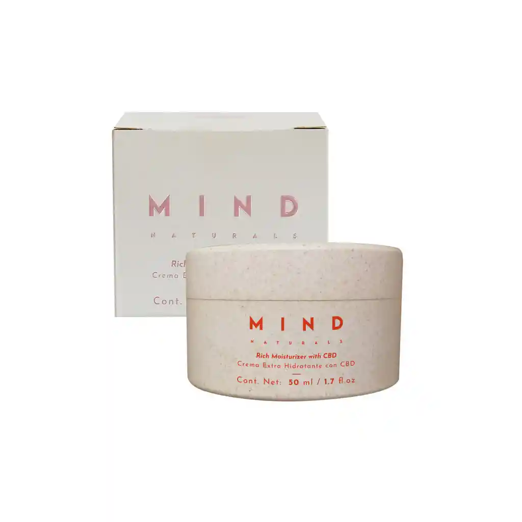 Mind Naturals Crema Extra Hidratante con CBD