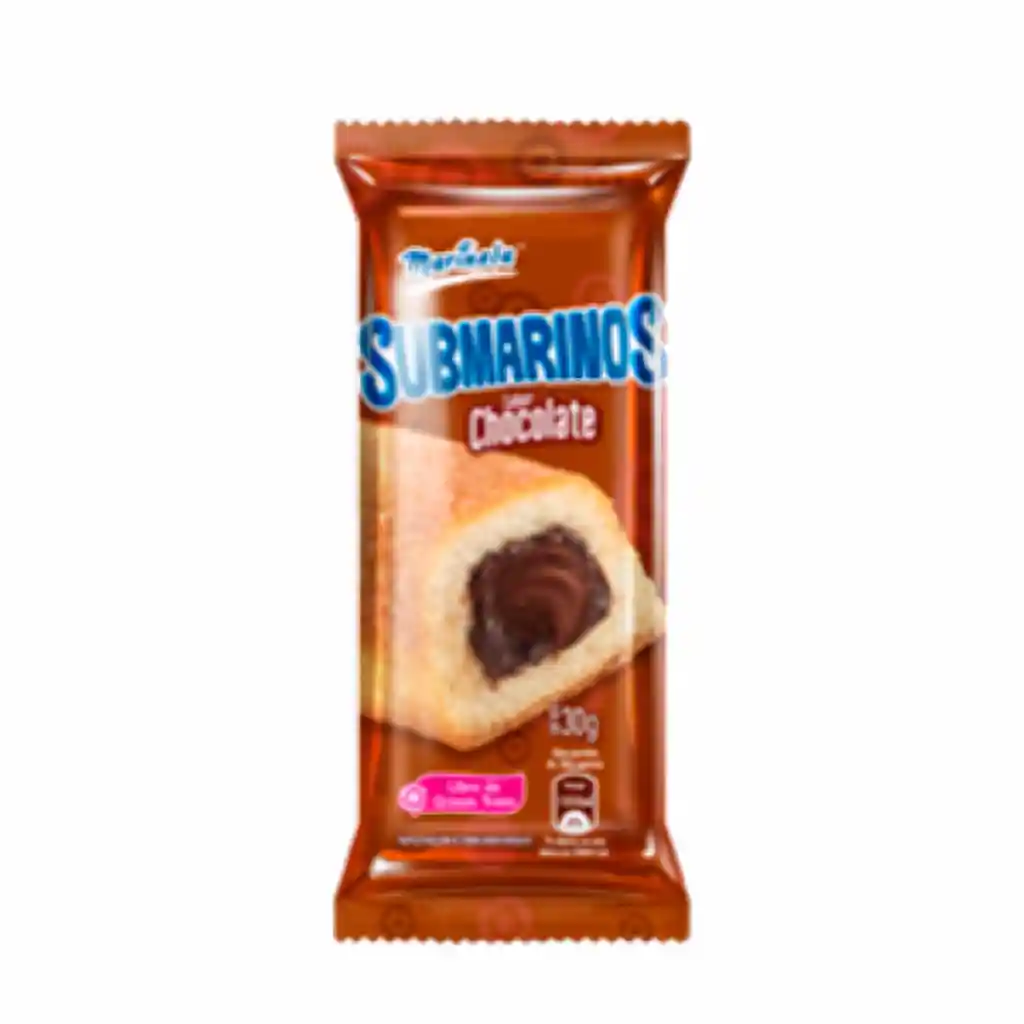 Submarinos Ponque Submarino Chocolate