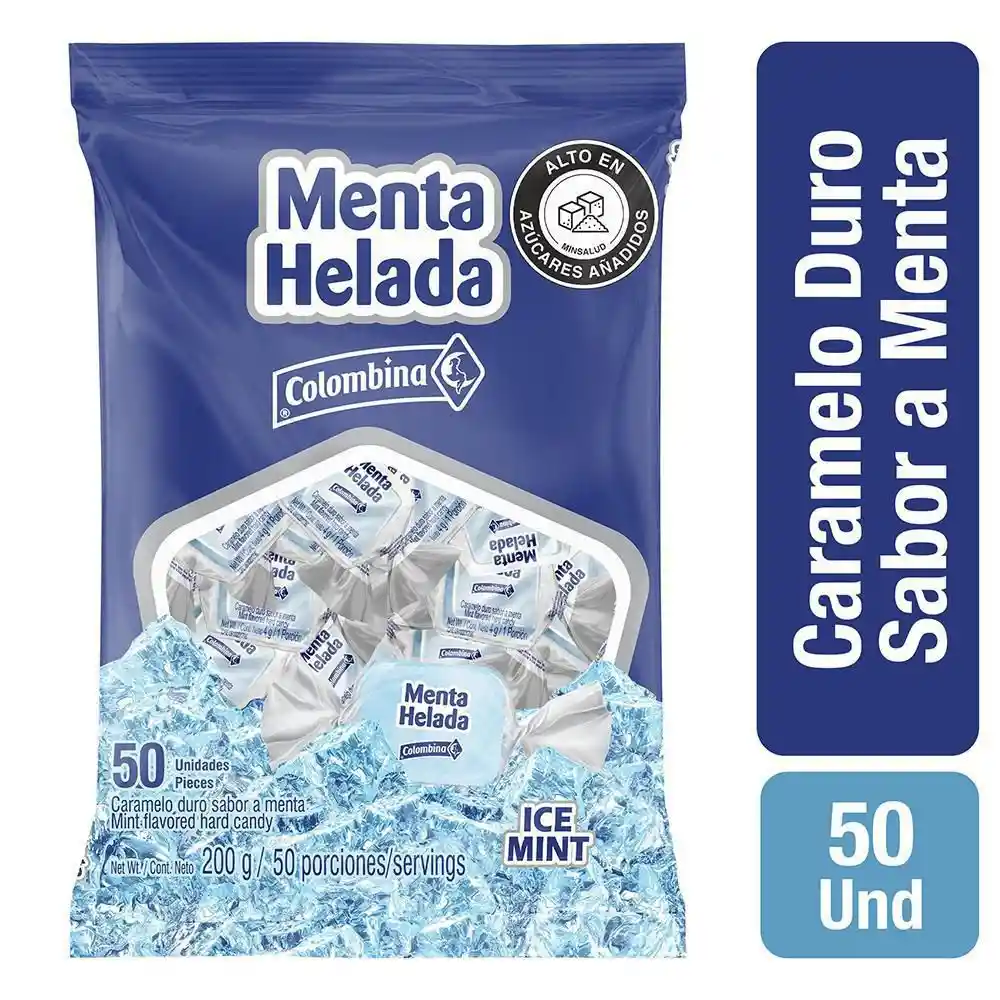Colombina Caramelos Duro Sabor a Menta Helada