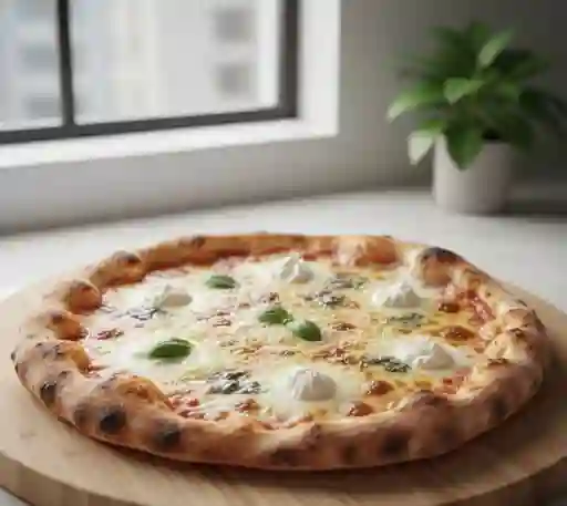 Pizza Cuatro Quesos Leñas