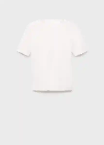 Jersey Camel Blanco Talla S Mujer Mango