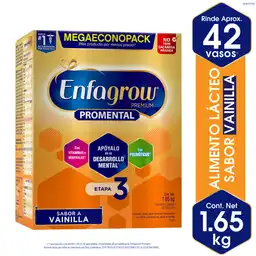 Enfagrow Alimento Lácteo Promental Vainilla Etapa 3 Caja 1650 g