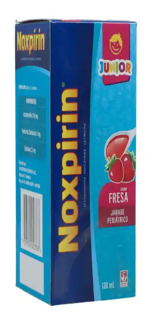 Noxpirin Junior en Jarabe Sabor a Fresa