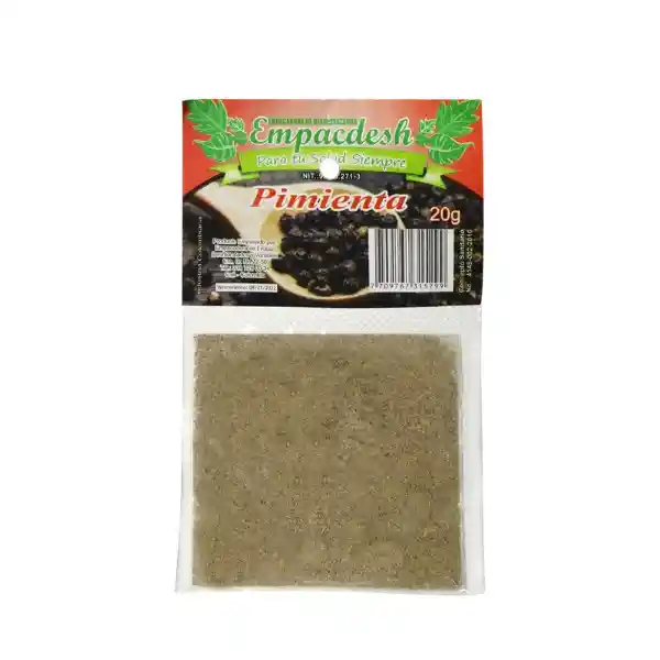 Empacdesh Pimienta Deshidratada Molida