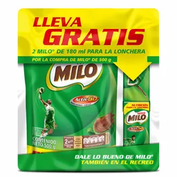 Milo Alimento en Polvo Sabor a Chocolate Activ-Go  Caja