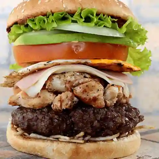 Hamburguesa Carne Pollo