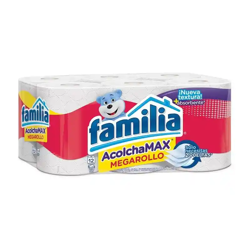 Familia Papel Higiénico AcolchaMax Megarollo  