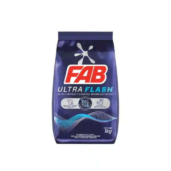 Fab Detergente en Polvo Ultra