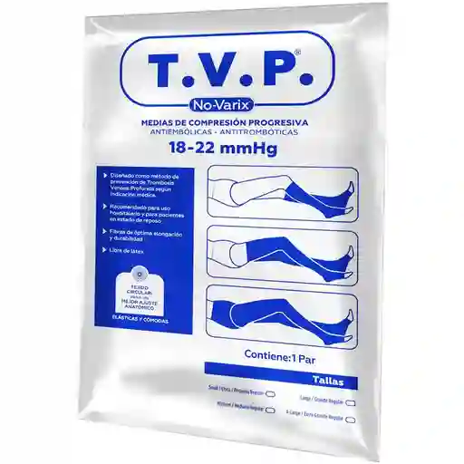 No-Varix T.V.P. Medias de Compresión Progresiva 18 - 22 mmHg