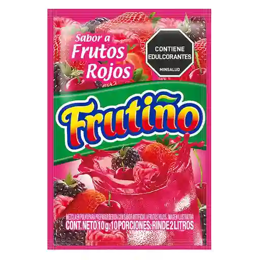 Mezcla Frutino Polvo Bebida Frutos Rojos(10 Gr)