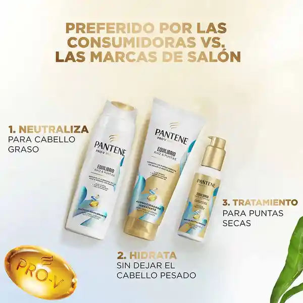 Acondicionador Pantene Pro-V Miracles Equilibrio Raiz y Puntas Hidratante Rinse 250 ml