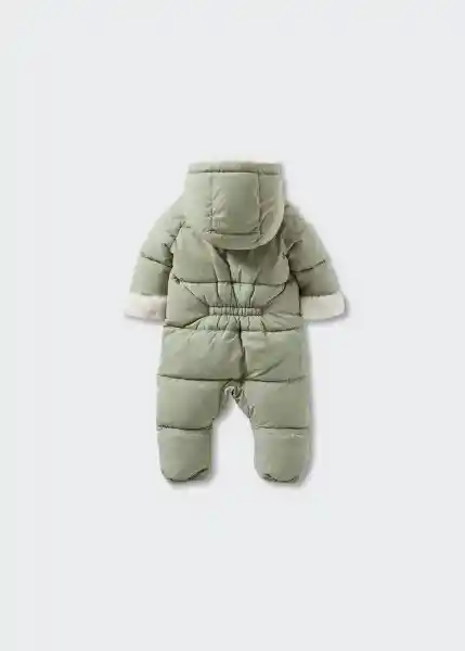 Anorak Teddyl3 Verde Pastel Talla 64 Niños Mango