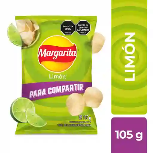 Margarita Snack Papas Limon 105 g
