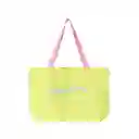 Bolsa de Compras Life is a Picnic Amarillo Miniso