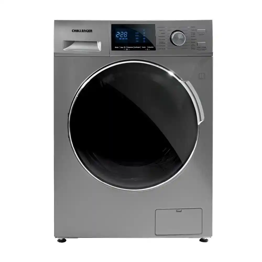 Lavadora Secadora Challenger Eléctrica 14 Kilos Cw 8014si Cw 8014si Gris