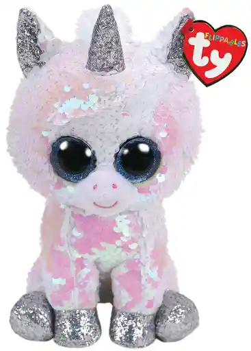 Ty Beanie Boos Flippables Diamond Unicornio