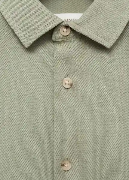 Camisa Fran Verde Talla 12 Niño Mango