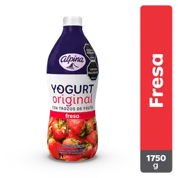 Alpina Yogurt Original con Trozos de Fresa